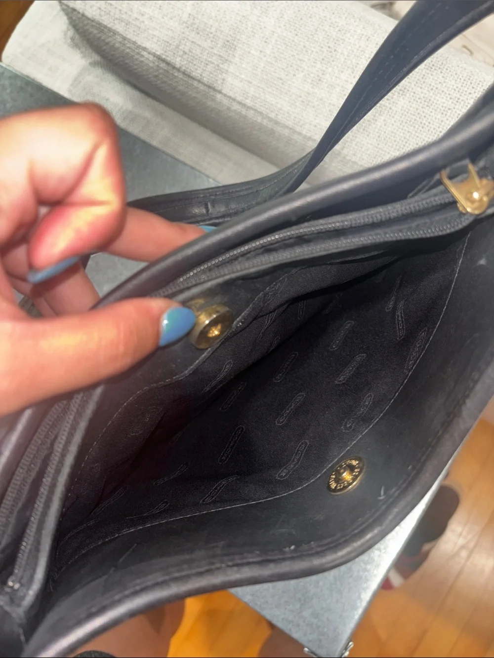 Coach 9047  Black Ergo Leather Shoulder Bag